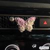 INS Тюльпан Автомобильный Ароматический Диффузор Камень Элегантный Цветок Бабочка Автомобильный Воздуховод Украшение Подвеска Аромат Интерьерные Аксессуары