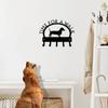 1pc Dachshund Time for A Walk Key Rack Dog Leash Hanger Metal Wall Hook Brand NewLiving Room/Home Decoration Wall Sticker