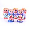 5 шт. Новинка, мультяшная девочка, деревянные матрешки, расписанные вручную, матрешка