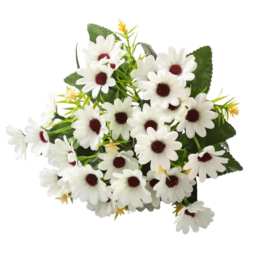 Fashion 20 Heads Artificial Flowers DIY Flower Silk Sunflowers Bouquets Multicolor Floral Arrangement Fake Flowers Party Decor