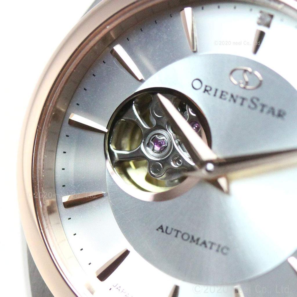 ORIENT STAR Automatic Made In with Open Silver RK-ND0101S Women's Watch, Semi-Skeleton, Mechanical, Japan, 2-Year Manufacturer's Warranty, Heart,