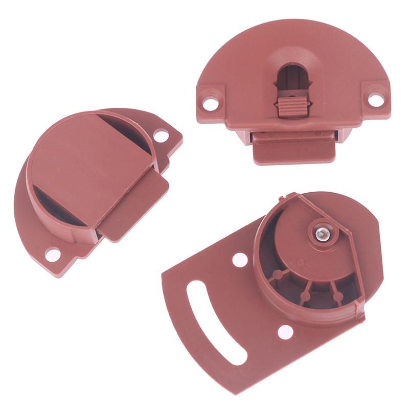 2 Pairs Vintage Style Abs Wheel Single Pulley Furniture Sliding Door Roller Set