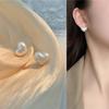 Сердечки Жемчужные Серьги для Женщин Изготовление Украшений Милые Романтичные Серьги Элегантные Модные Минималистичный Стиль Пусеты для Женщин