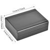 110x88x38 mm Electrical Boxes Black Junction Box Aluminum Alloy Enclosure  Electrical Projects
