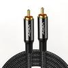 Кабели для сабвуфера Цифровой коаксиальный аудиокабель HiFi 5.1 SPDIF RCA Штекер-штекер Стерео аудиошнур для домашнего кинотеатра HD-телевизора УсилителяХороший продукт