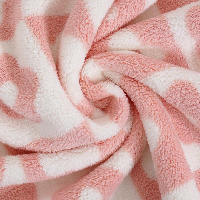Jacquotha Bath Towels Checkered Floral Bath Towel Cotton Absorbent Towels for Bathroom Shower,70x140cm,1pc