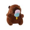 Adorable Capybara Plush Keychain Soft Cute Rodent Bag Charm For Animal Lovers