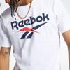 Reebok Унисекс Классическая Векторная Футболка Белая FK2655