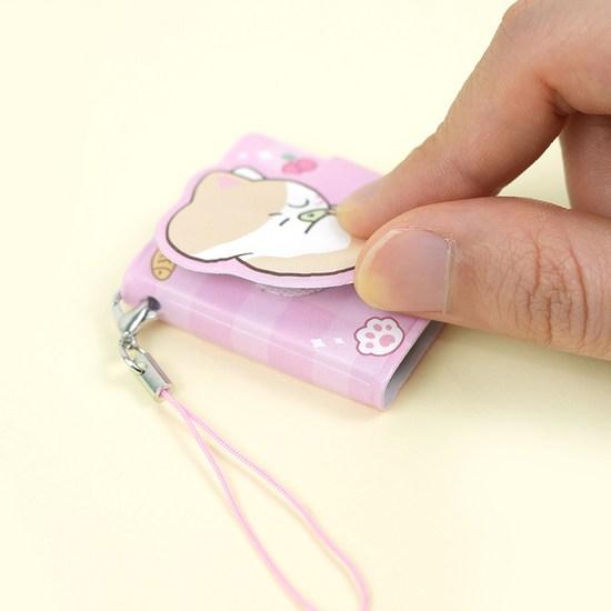 Pinkfoot 1000 Nyannyang Mini Diary 6 Types X 2p Set, a Popular Character In Korea