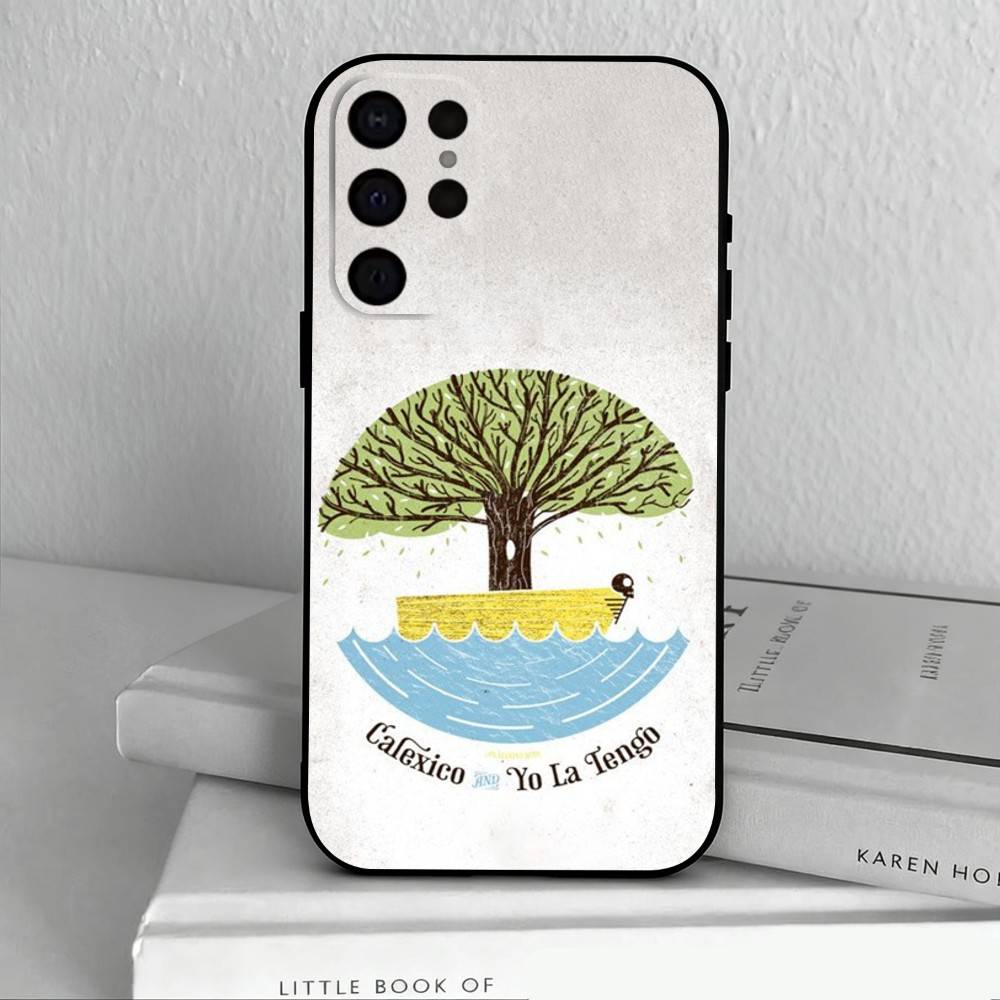 Indie Rock Yo La T-Tengo Band Phone Case For Samsung S25,24,23,22,30,21,10,9,Ultra,Plus,Lite,FE,4,5 G Soft Black Case