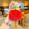 Creative Cute Plush Vegetable and Fruit Toys Corn Pepper Doll Keychain Bag Pendant Gift for Friends