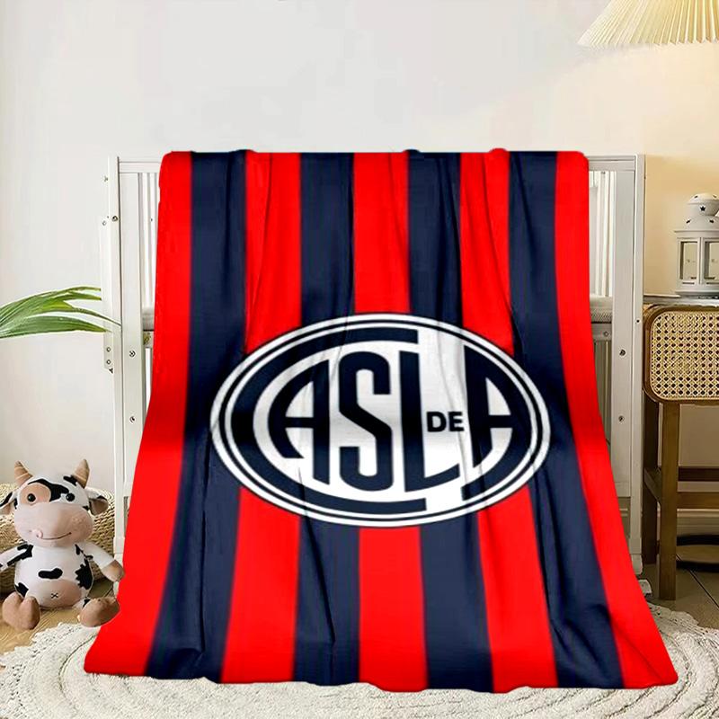 Club Atletico San Lorenzo Portable Blanket/Soft Blanket Bedding Blanket Suitable for Travel Camping Living Rooms Offices Sofas Fan Gifts