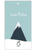 Джинсы Luo PuLe для мужчин, потертые, длинные, стрейч-деним, широкие штанины, свободный крой, стиль "гусиная лапка", прямые, синие, размер L