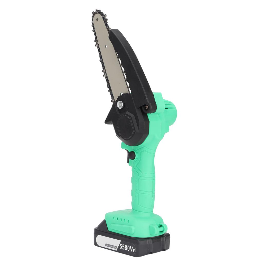 Электрическая цепная пила 6 дюймов Многофункциональная ручная малая цепная пила на литиевой батарее 100?240В