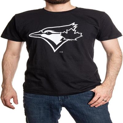 Футболка мужская с основным логотипом MLB Toronto Blue Jays - Коллекция Blackout