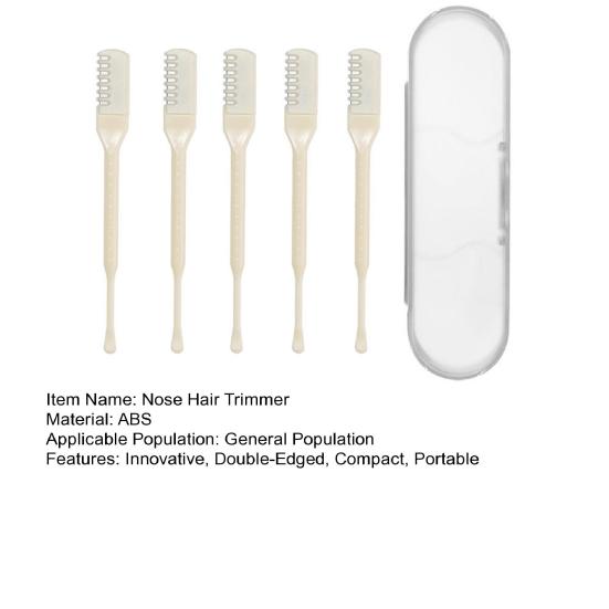 Триммер для волос в носу 2-в-1 Машинка для стрижки волос в носу и Ухочистка Двусторонняя машинка для удаления волос в ноздрях для мужчин и женщин