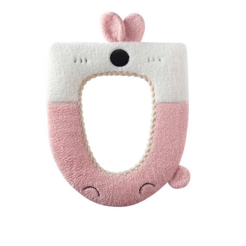 Чехол на сиденье унитаза, мягкий теплый моющийся коврик для подушки, многоразовые зимние подушечки для унитаза