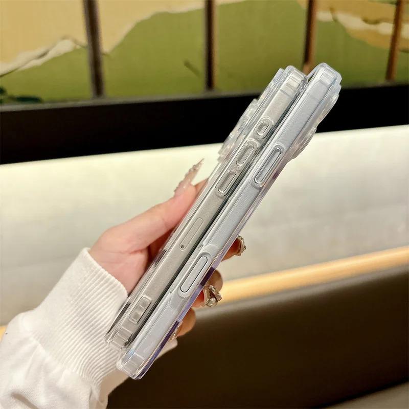 Transparent Magnetic Phone Case For 17 16 13 11 15 14 12 11 Air Pro max Plus Silicone For Magsafe Wireless Charge Cover