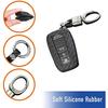 For Toyota Rubber Key Fob Case Cover Shell With Keychain For RAV4 Prado 4Runner Yaris Rush Fortnuer Hilux FJ Cross Camry Corolla Avalon C-HR Prius GT