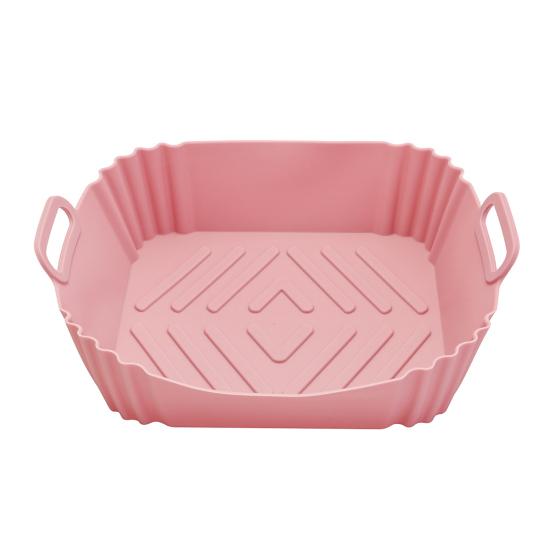 Silicone Air Fryer Liners Square Baking Tray Reusable Air Fryer Basket Kitchen Cooking Gadget for Air Fryer