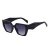 Fashion Cat Eye Wide Glasses Legs Sunglasses Women'S High-End Full-Frame Sunglasses Uv Protection