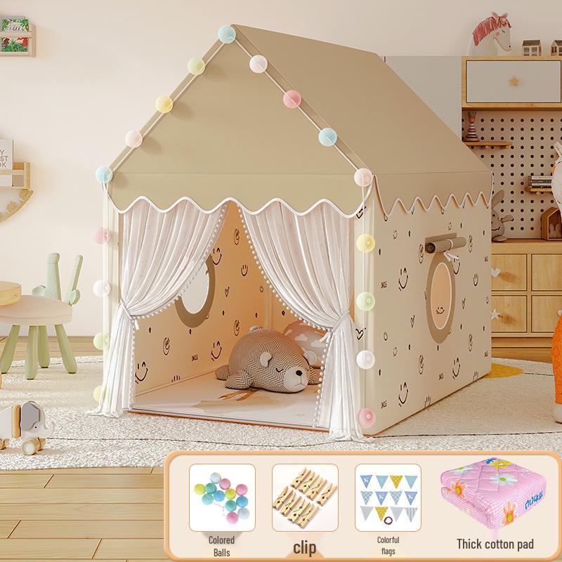 Princess Castle Play Tent for Kids with Mosquito Net - Indoor Pretend Play & Sleep Space