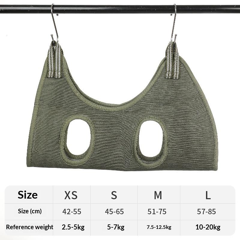 Cat Grooming Hammock Dog Nail Trimming Restraint Bag Anti Scratch Sling Adjustable Hanging Helper For Small Medium Pets