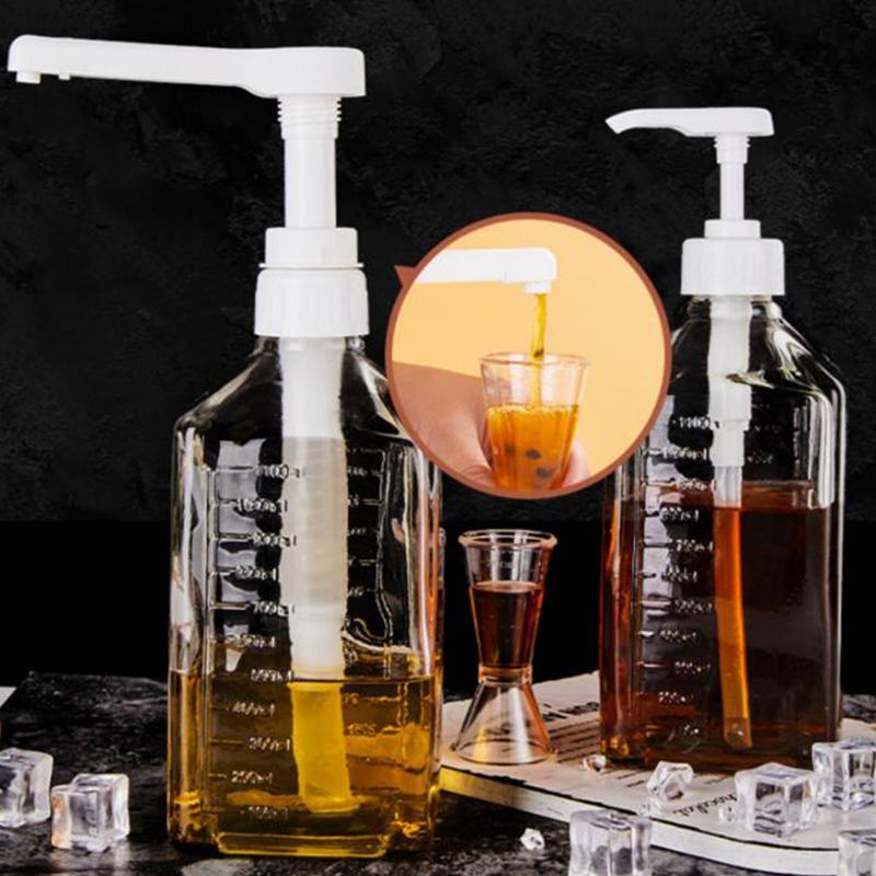 Диспенсер для кофейного сиропа на 1600 мл, многофункциональная бутылка для кетчупа с медовым соусом и помпой