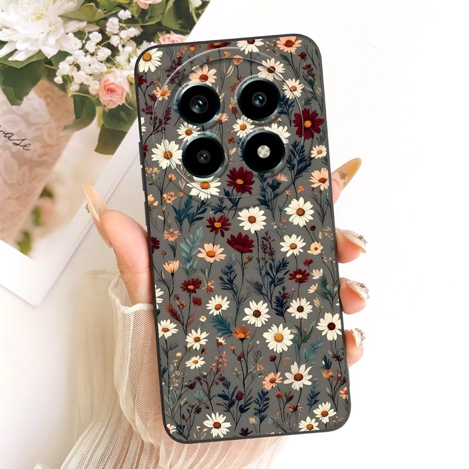 Daisy Bow Pattern Butterfly Flower Cherry Back Cover For Realme 13 Pro Pro+  Phone Case Soft Silicone Casing On Realme P1 Speed