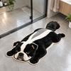 Non Slip Bedroom Floor Mat Absorbent Bathroom Doormat Cute Animal Shaped Rug  Entryway Decor