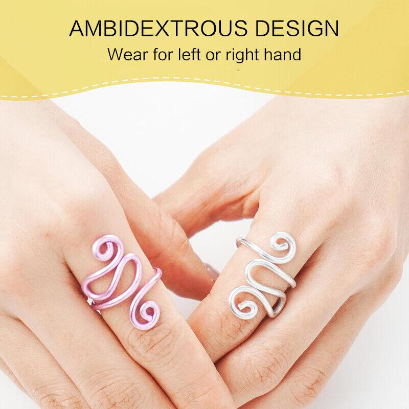 3 шт. Направляющая для натяжения крючком Кольцо для напёрстка с кольцом для пряжи Кольцо для наперстка