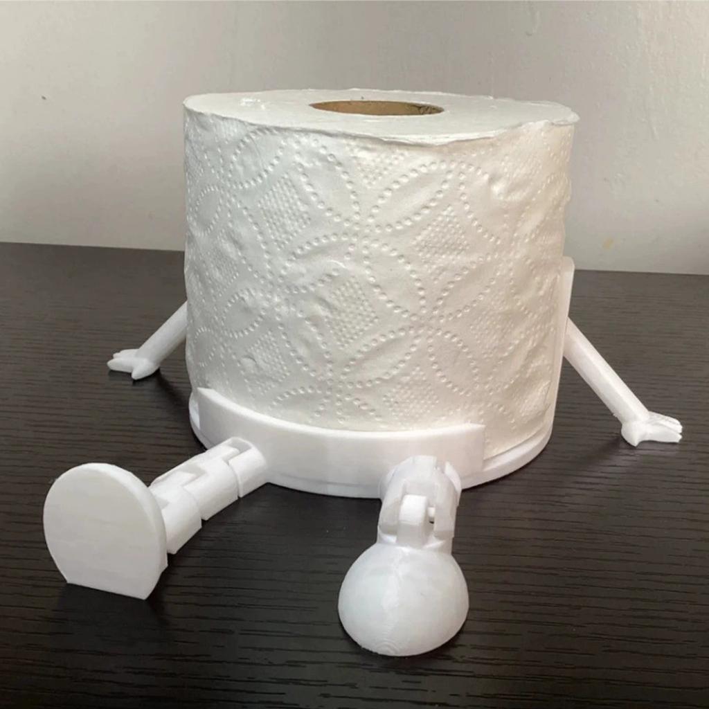 Держатель для туалетной бумаги Partner Декоративные 3D-печатные украшения Маленькие люди Украшения для дома Маленькие украшения