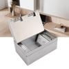Встраиваемый в пол комплект розеток 4 гнезда Нержавеющая сталь PC Напольная розетка с уплотнением Дизайн для Кухни Гостиной