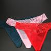 Women Sexy Perspective Ginkgo Leaf Texture Hollow Panties Female Low Waist Pop Pure Color Thong