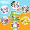 Small Portable Button Badge Making Machine Button Badge Maker DIY Punch Press Pin Badge Making Machine