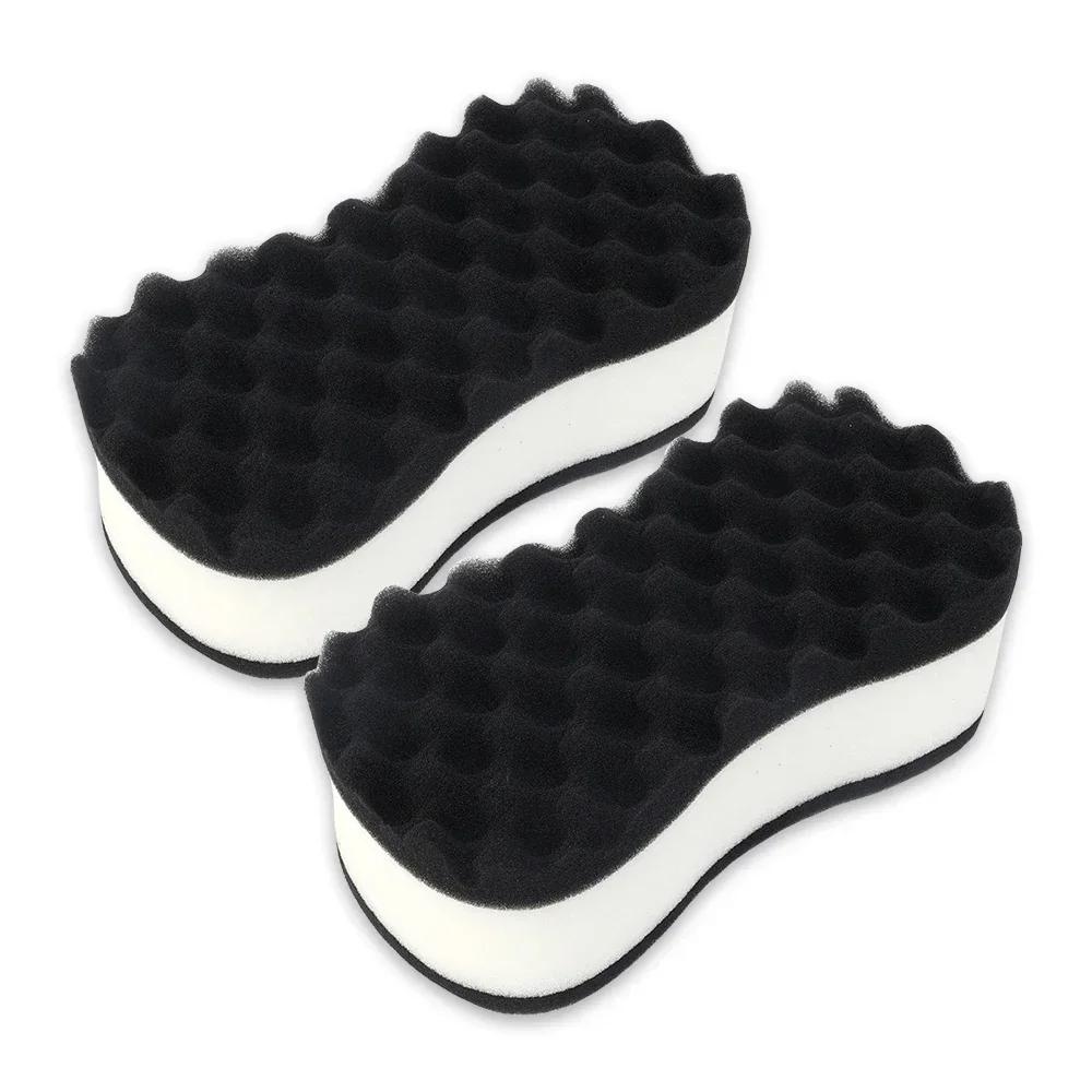 Нано-губка для мытья автомобиля, 3 слоя, большая волна, высокая плотность, супер-впитывающая вода, 8-образная полиуретановая губка, инструменты для мытья кузова автомобиля и окон