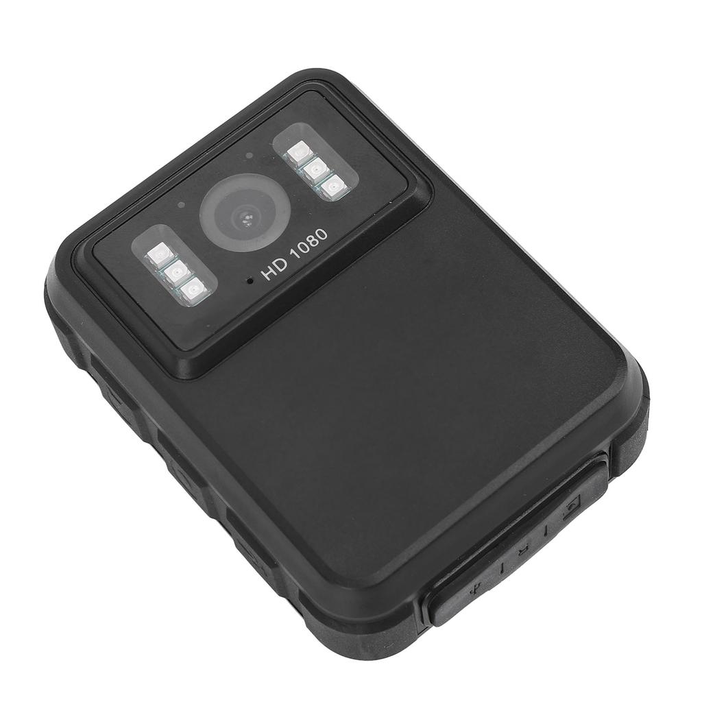 Body Mounted Camera Night Vision 1080p HD Portable Body Wearable Video Camera Loop Recording 130 Degrees