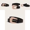 Versatile Womens Waist Accessory With Metal Pin Buckle And Artistic Shape For Daily Use