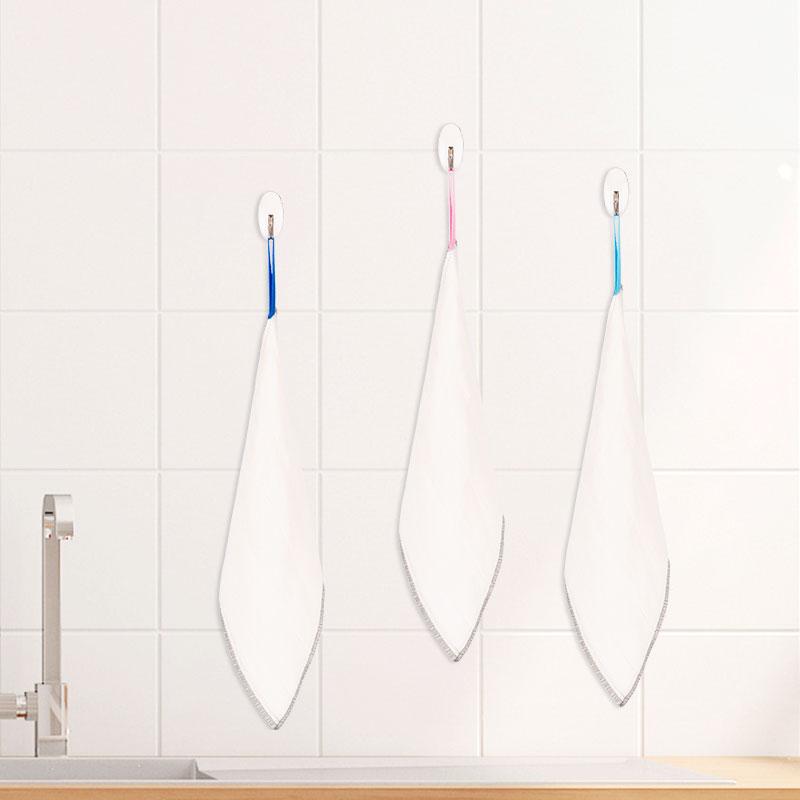 MIAOJIE Cleaning Cloth, 28*28cm, 6 Pieces, Dishwashing Cloth, Hand Towel, Kitchen Absorbent, Oil-Removing, Cleaning Table, Household Essential