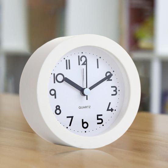 Аналоговый будильник с ночником, не тикающий, бесшумный, работающий от батареек, для спальни, настольный, цифровой