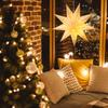 Рождественская бумажная звезда-подвеска Украшения Merry Christmas для дома 2025 Navidad Xmas Елка Подвесные абажуры Украшение Новый год 7