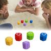 5 шт./компл. корейская традиционная игра по ловле камней, тренировка координации рук и глаз, игра-каскад, для детей и взрослых, 3D-печатная игрушка-галька с катящимся мячом