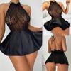 Women' Fashion Solid Color Strap Sexy Lace Nightdress Underwear