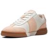 Clarks Кожаные кроссовки Art Series Color-Block, удобные, дышащие, модные, женские, бежевые 261703874