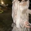 Lolita Dress Women Casual Long Sleeve Kawaii Clothing Vintage Y2k Mini Dress Party 2021 Winter One Piece Dress Korean Fashion
