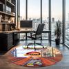 Custom Name Subway Surfers Printed Round Rug Carpet Chair Rug Area Rug Entryway Doormats,for Office Chair Living Room Bedroom Kitchen Room.