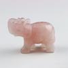 Natural Stone Elephant Statue Traditional Handcrafted Animal Shape Stone Small Home Decor Desk Ornament Exquisite Home Office Shop Car Decor Gift