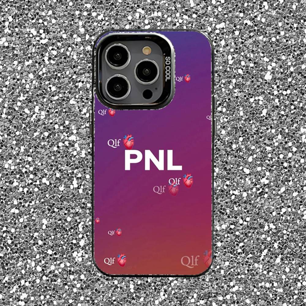 PNL Rap Groupe Phone Case For iPhone 16,15,14,13,12,11,Pro,XS,Max,Plus,Mini,SE Black Candy Matte Shockproof Cover