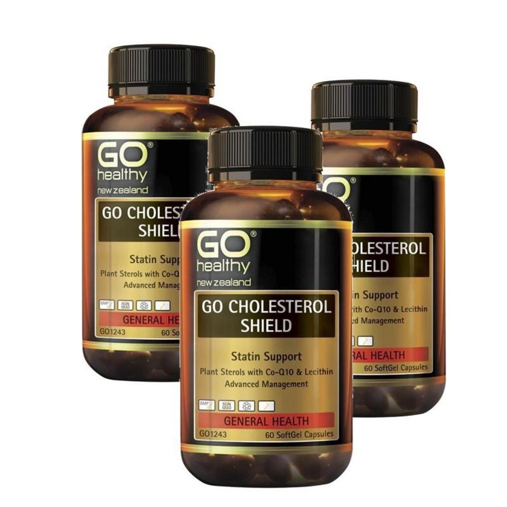Поддержка здорового уровня холестерина GO Healthy Cholesterol Support GO 60 таблеток 3 шт.