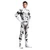 Adults Unisex Animal Cow Costume Carnival Festival Halloween Zentai Bodysuits with Tail Onesie Purim Dress Up Jumpsuits